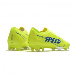 Nike Mercurial Vapor 13 Elite FG Volt Blue White Soccer Cleats