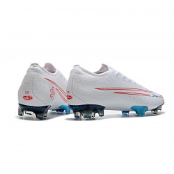 Nike Mercurial Vapor 13 Elite FG White Red Blue Soccer Cleats