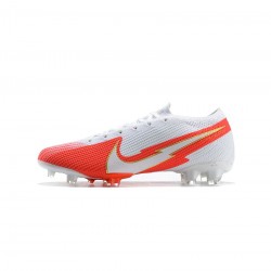 Nike Mercurial Vapor 13 Elite FG White Red Gold Soccer Cleats