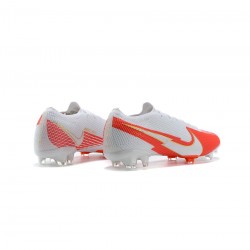 Nike Mercurial Vapor 13 Elite FG White Red Gold Soccer Cleats