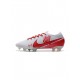 Nike Mercurial Vapor 13 Elite FG White Red Soccer Cleats