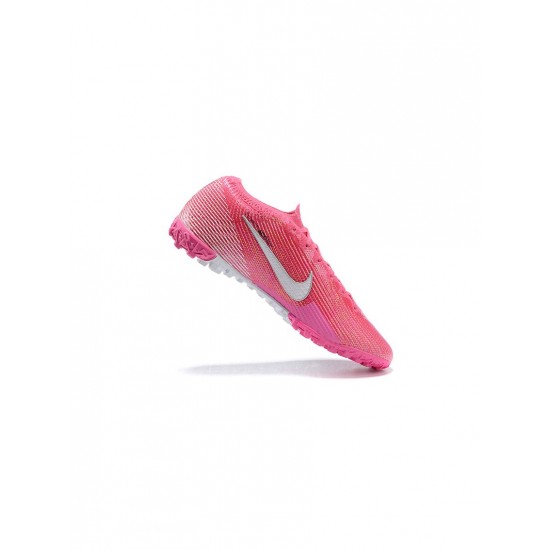 Nike Mercurial Vapor 13 Elite TF Pink White Black Soccer Cleats