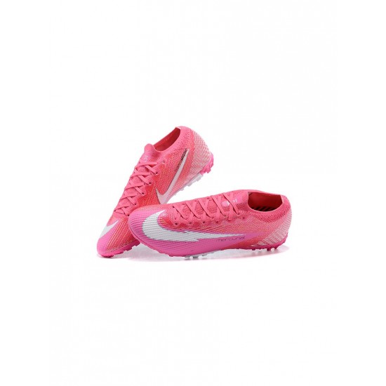 Nike Mercurial Vapor 13 Elite TF Pink White Black Soccer Cleats