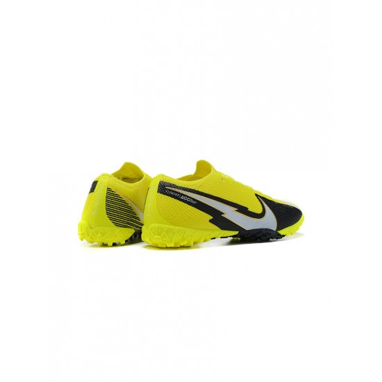 Nike Mercurial Vapor 13 Elite TF Volt White Black Soccer Cleats