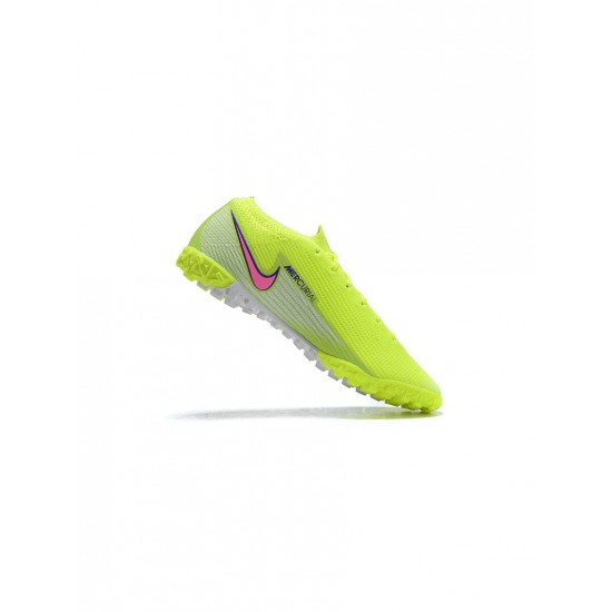 Nike Mercurial Vapor 13 Elite TF Volt White Pink Soccer Cleats