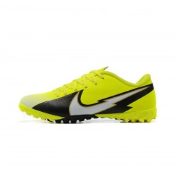 Nike Mercurial Vapor TF Volt White Black Soccer Cleats