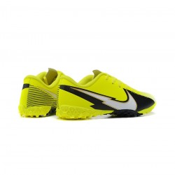 Nike Mercurial Vapor TF Volt White Black Soccer Cleats