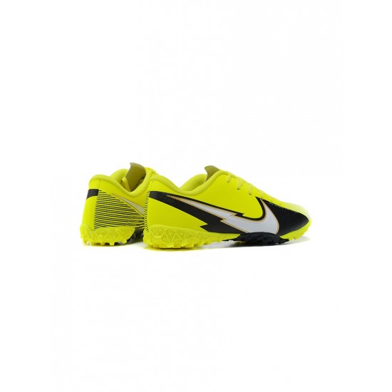 Nike Mercurial Vapor TF Volt White Black Soccer Cleats