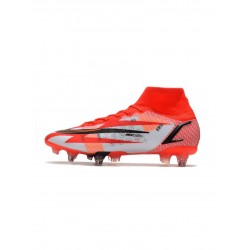 Nike Mercurial Superfly 8 Elite Cr7 SG Pro Chile Red Black Ghost Total Crimson Soccer Cleats