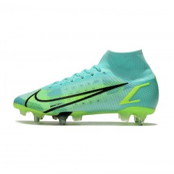 Nike Mercurial Superfly 8 Elite SG Pro Dynamic Turquoise Lime Glow Soccer Cleats