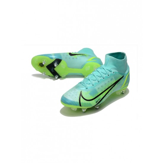 Nike Mercurial Superfly 8 Elite SG Pro Dynamic Turquoise Lime Glow Soccer Cleats