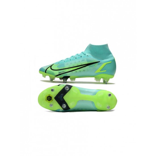 Nike Mercurial Superfly 8 Elite SG Pro Dynamic Turquoise Lime Glow Soccer Cleats