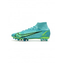 Nike Mercurial Superfly Viii Elite AG Pro Dynamic Turquoise Lime Glow Soccer Cleats