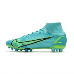 Nike Mercurial Superfly Viii Elite AG Pro Dynamic Turquoise Lime Glow Soccer Cleats