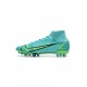Nike Mercurial Superfly Viii Elite AG Pro Dynamic Turquoise Lime Glow Soccer Cleats
