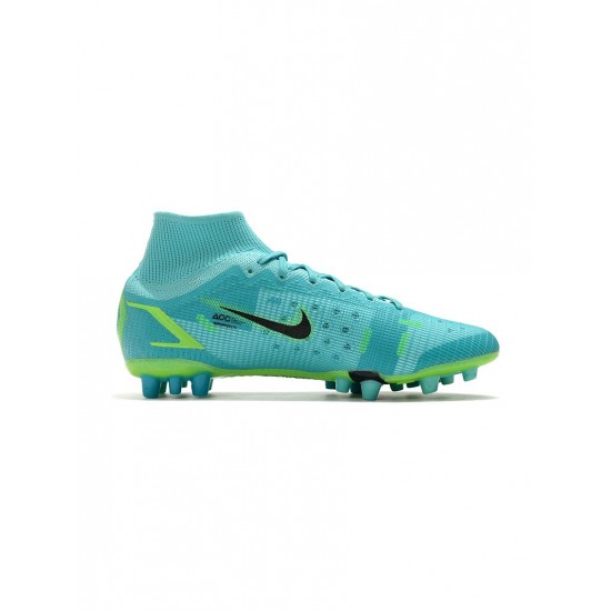 Nike Mercurial Superfly Viii Elite AG Pro Dynamic Turquoise Lime Glow Soccer Cleats