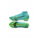 Nike Mercurial Superfly Viii Elite AG Pro Dynamic Turquoise Lime Glow Soccer Cleats