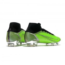 Nike Mercurial Superfly Viii Elite FG Elite Volt Silver Black Soccer Cleats