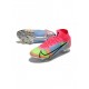 Nike Mercurial Superfly Viii Elite FG White Pink Metallic Silver Mulitcolor Soccer Cleats