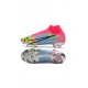 Nike Mercurial Superfly Viii Elite FG White Pink Metallic Silver Mulitcolor Soccer Cleats