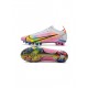 Nike Mercurial Vapor Dragonfly Xiv Elite AG Pro White Metallic Silver Dark Raisin Soccer Cleats