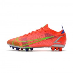 Nike Mercurial Vapor Xiv Elite AG Pro Bright Crimson Metallic Silver Soccer Cleats