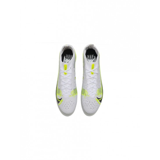 Nike Mercurial Vapor Xiv Elite AG Pro White Black Metallic Silver Volt Soccer Cleats