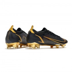 Nike Mercurial Vapor Xiv Elite FG Black Gold Soccer Cleats