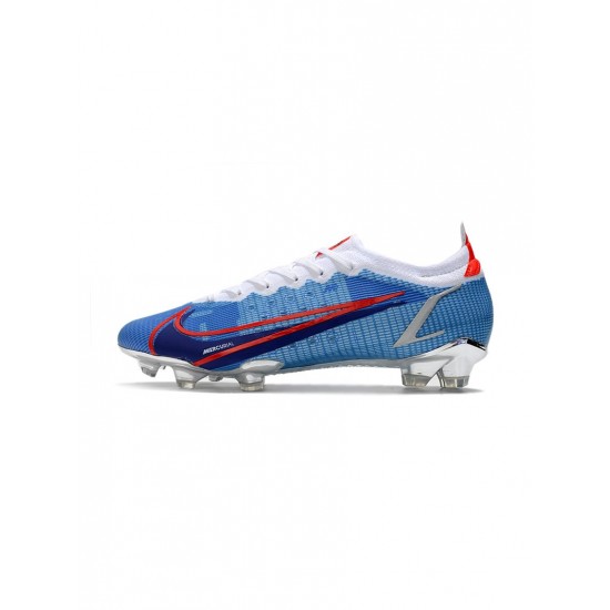 Nike Mercurial Vapor Xiv Elite FG Blue Red Silver Soccer Cleats