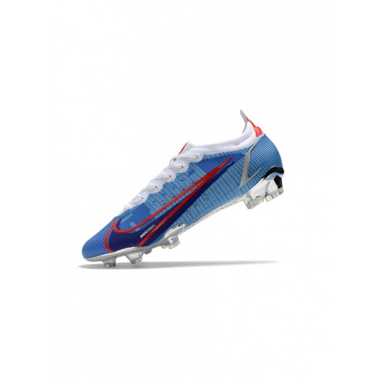 Nike Mercurial Vapor Xiv Elite FG Blue Red Silver Soccer Cleats