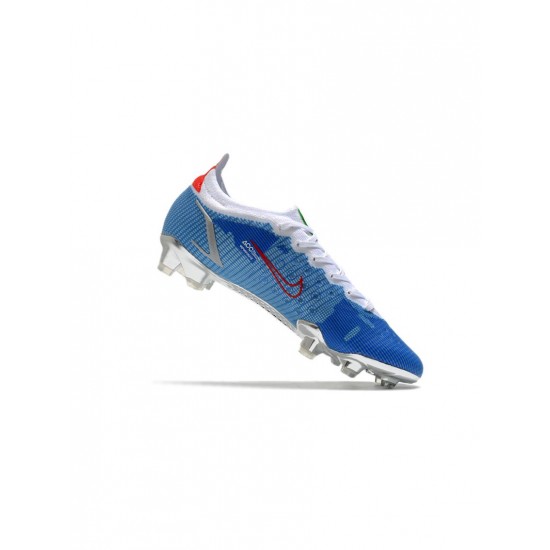 Nike Mercurial Vapor Xiv Elite FG Blue Red Silver Soccer Cleats