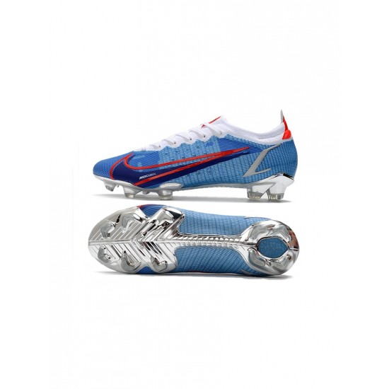 Nike Mercurial Vapor Xiv Elite FG Blue Red Silver Soccer Cleats