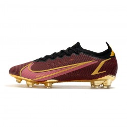 Nike Mercurial Vapor Xiv Elite FG Brown Pink Gold Soccer Cleats