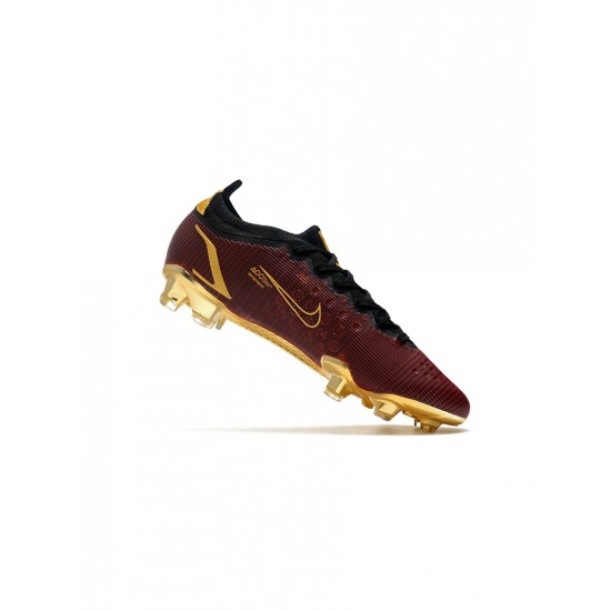 Nike Mercurial Vapor Xiv Elite FG Brown Pink Gold Soccer Cleats