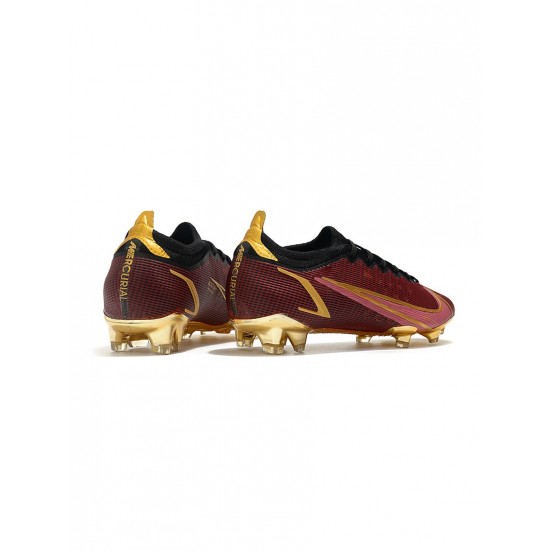 Nike Mercurial Vapor Xiv Elite FG Brown Pink Gold Soccer Cleats