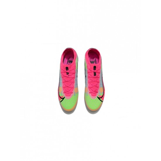 Nike Mercurial Vapor Xiv Elite FG White Black Pink Mulitcolor Soccer Cleats