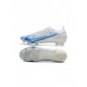 Nike Mercurial Vapor Xiv Elite FG White Blue Soccer Cleats