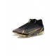 Nike Mercurial Superfly Viii Elite FG Black Gold Soccer Cleats