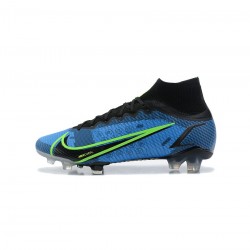 Nike Mercurial Superfly Viii Elite FG Blue Void Black Soccer Cleats