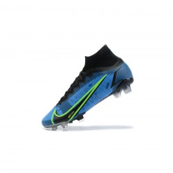Nike Mercurial Superfly Viii Elite FG Blue Void Black Soccer Cleats