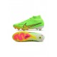 Nike Air Zoom Mercurial Superfly 9 Elite AG Pro Green Yellow Black Soccer Cleats