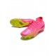 Nike Air Zoom Mercurial Superfly 9 Elite FG Luminous Pink Blast Volt Gridiron Soccer Cleats