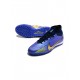 Nike Air Zoom Mercurial Superfly 9 Elite TF Blue Gold Black Soccer Cleats