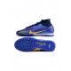 Nike Air Zoom Mercurial Superfly 9 Elite TF Blue Gold Black Soccer Cleats