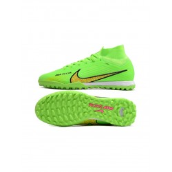 Nike Air Zoom Mercurial Superfly 9 Elite TF Green Black Pink Soccer Cleats