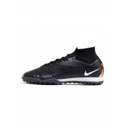 Nike Air Zoom Mercurial Superfly 9 Elite TF Retro Black Copper Metallic White Soccer Cleats