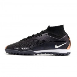 Nike Air Zoom Mercurial Superfly 9 Elite TF Retro Black Copper Metallic White Soccer Cleats