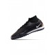 Nike Air Zoom Mercurial Superfly 9 Elite TF Retro Black Copper Metallic White Soccer Cleats