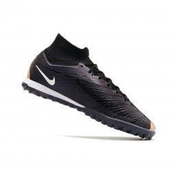 Nike Air Zoom Mercurial Superfly 9 Elite TF Retro Black Copper Metallic White Soccer Cleats