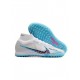 Nike Air Zoom Mercurial Superfly 9 Elite TF White Baltic Blue Laser Pink Soccer Cleats